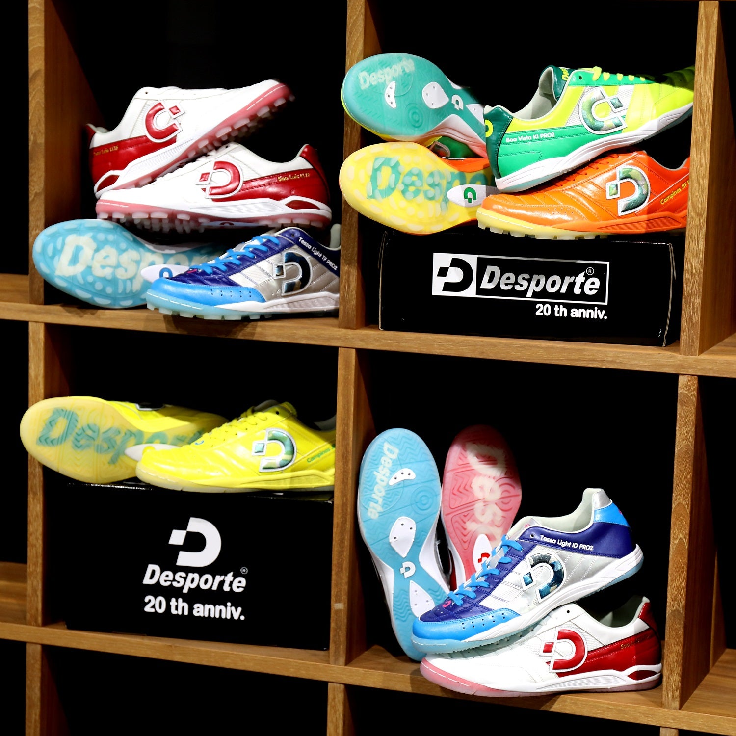 Desporte 20th anniversary limited edition futsal and turf soccer shoes