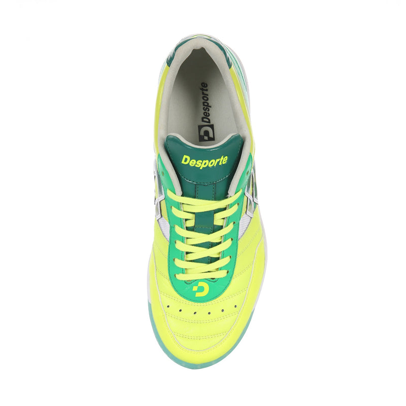 Desporte Boa Vista ID PRO2 LTD 20th Anniversary yellow and green futsal shoe with synthetic suede leather insole