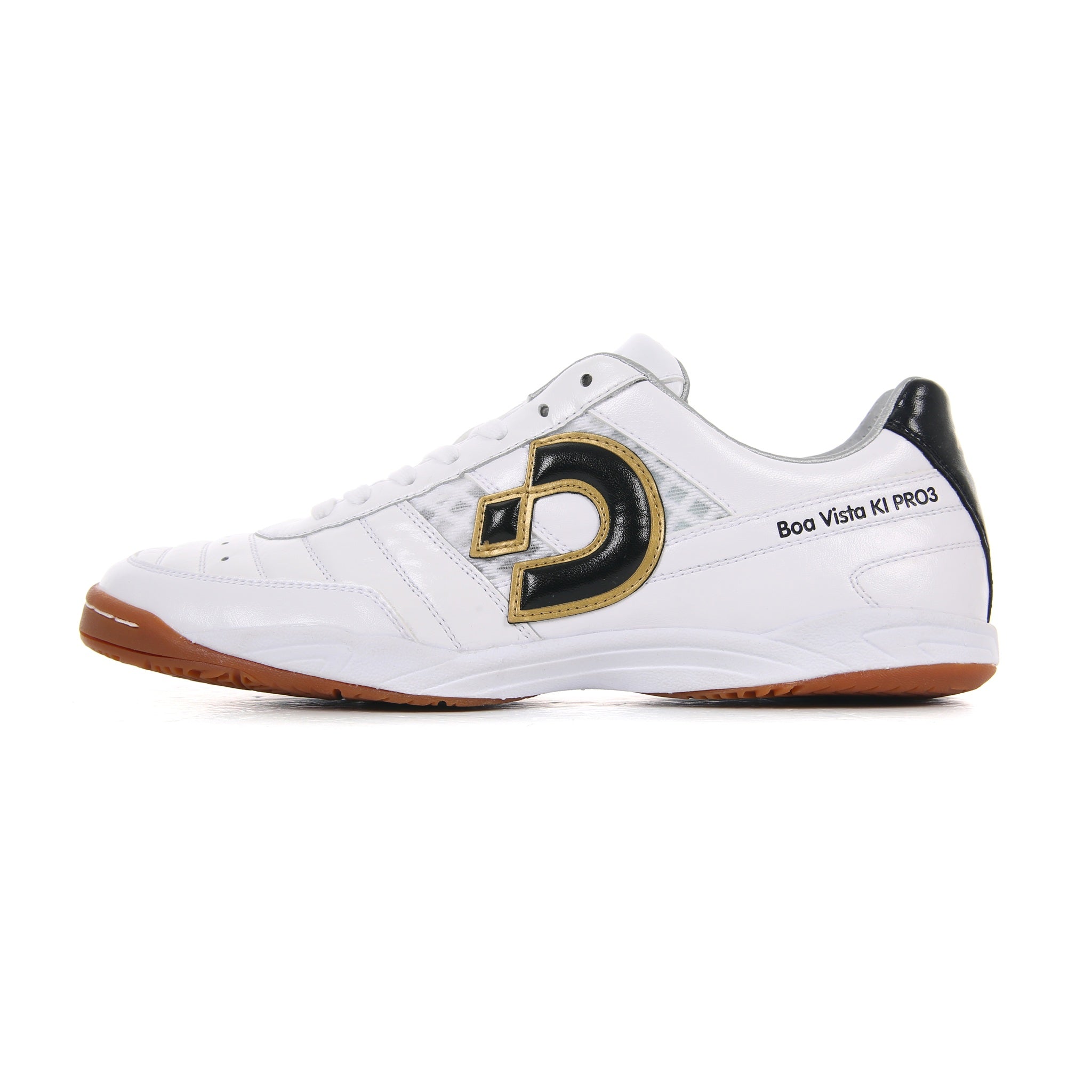 Desporte Boa Vista KI PRO3 white black gold futsal shoe