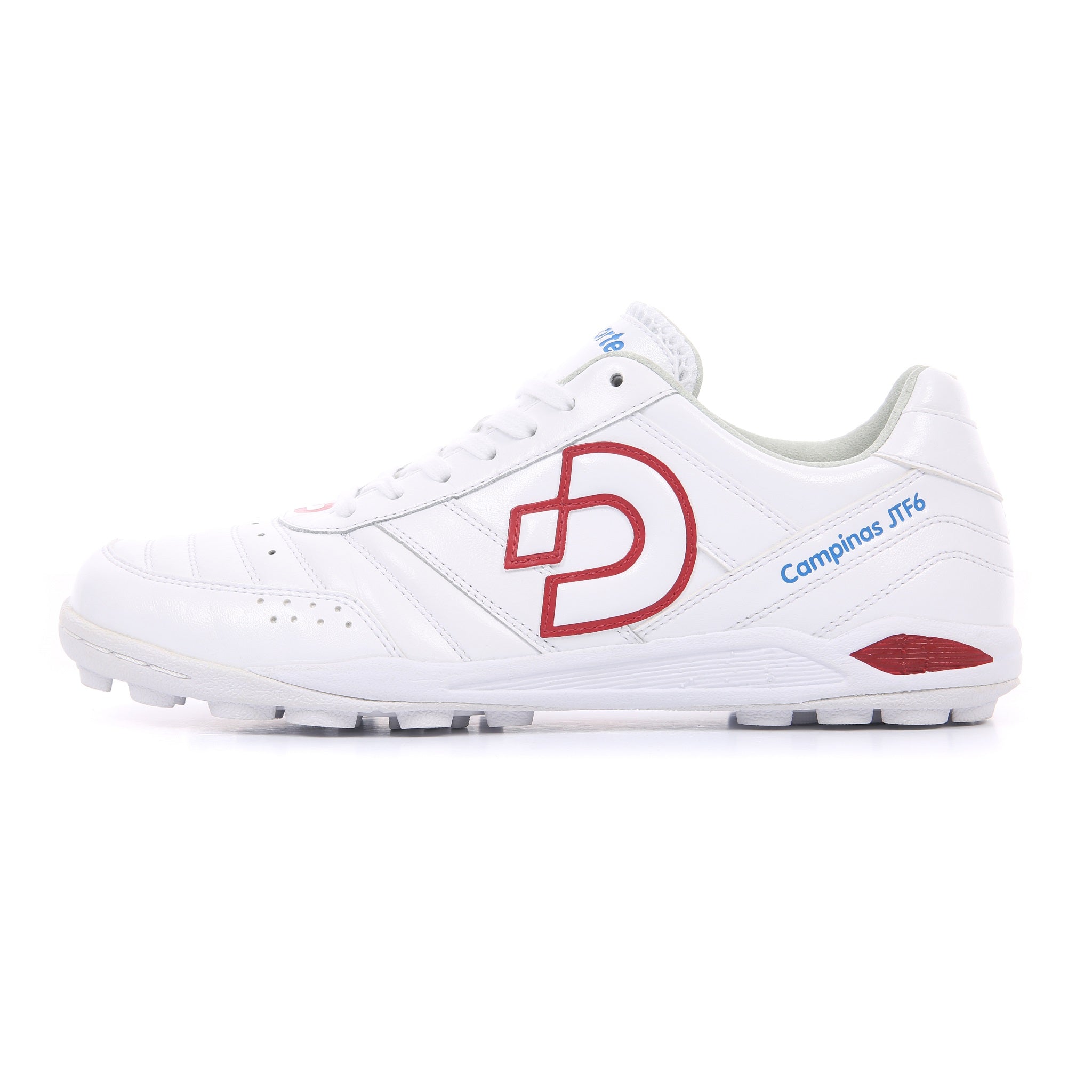 Desporte Campinas JTF6 white red turf soccer shoe