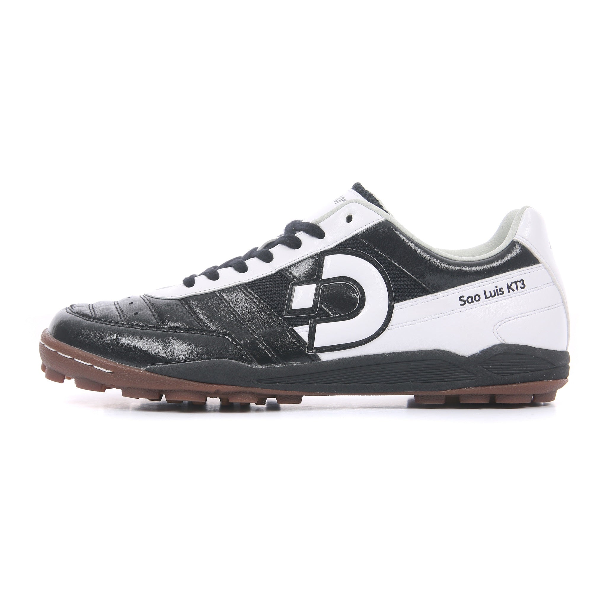 Desporte black and white Sao Luis KT3 turf soccer shoe