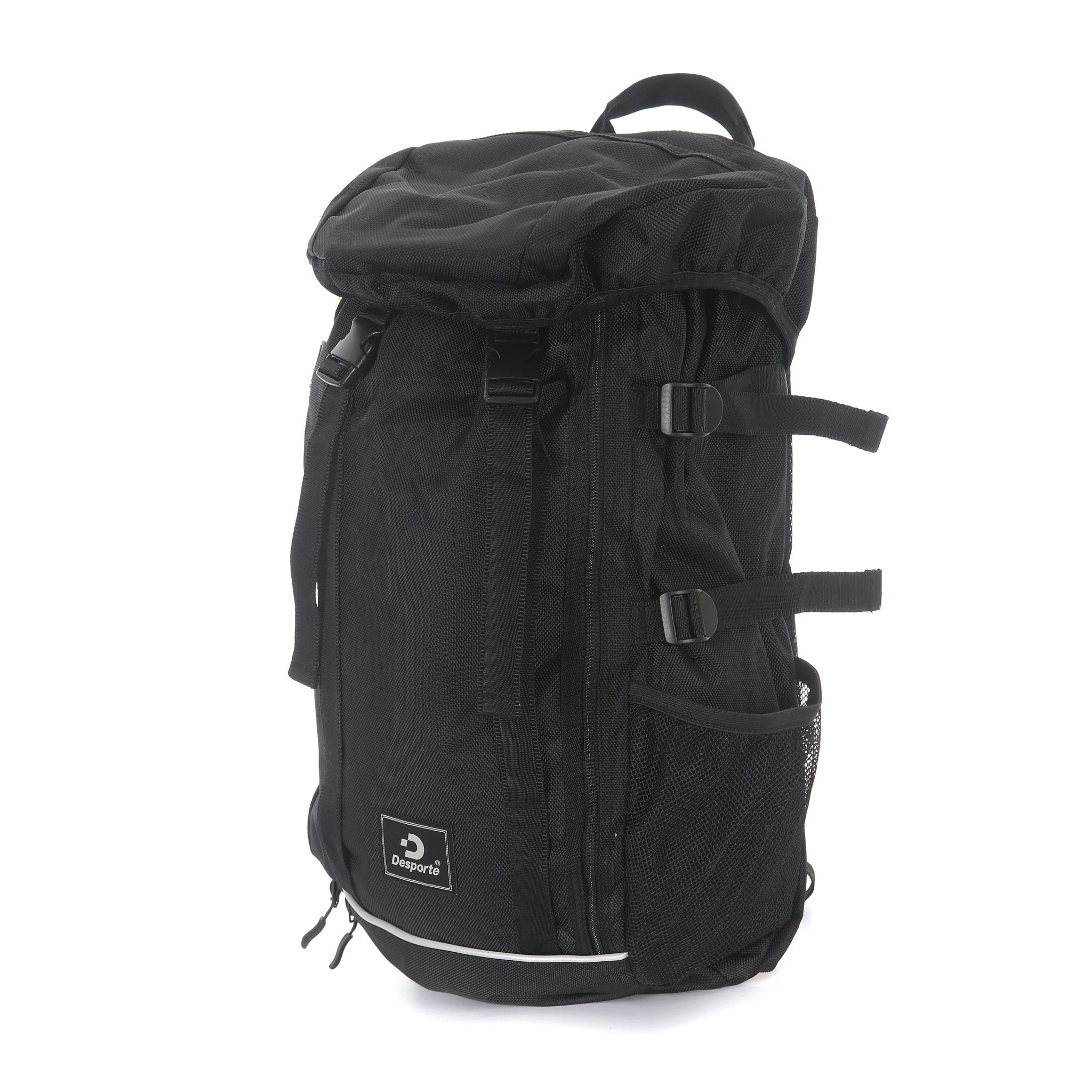 Desporte black backpack DSP-BACK13 with a side pocket for water bottle