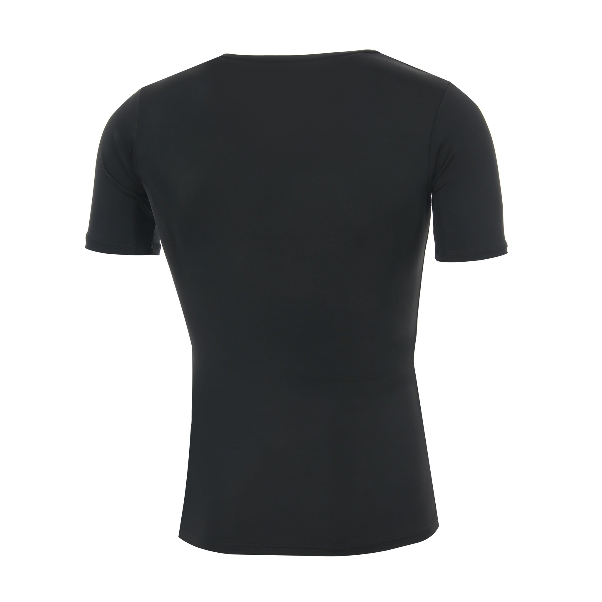 Desporte black sweat wicking base layer t-shirt back view