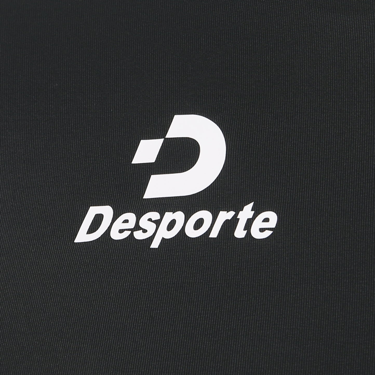 Desporte black sweat wicking base layer t-shirt print logo