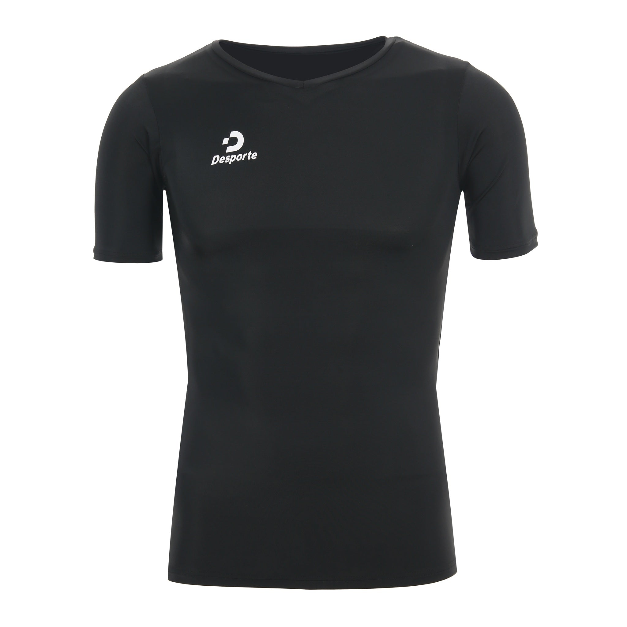 Desporte black sweat wicking base layer t-shirt