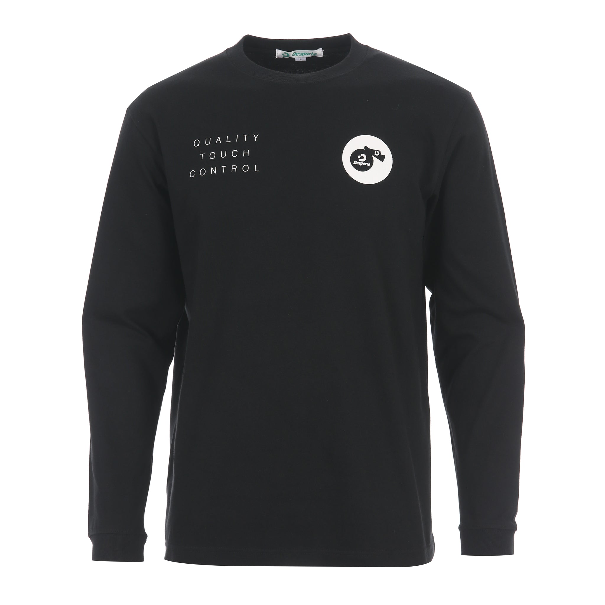 Desporte black long sleeve cotton t-shirt DSP-T55L