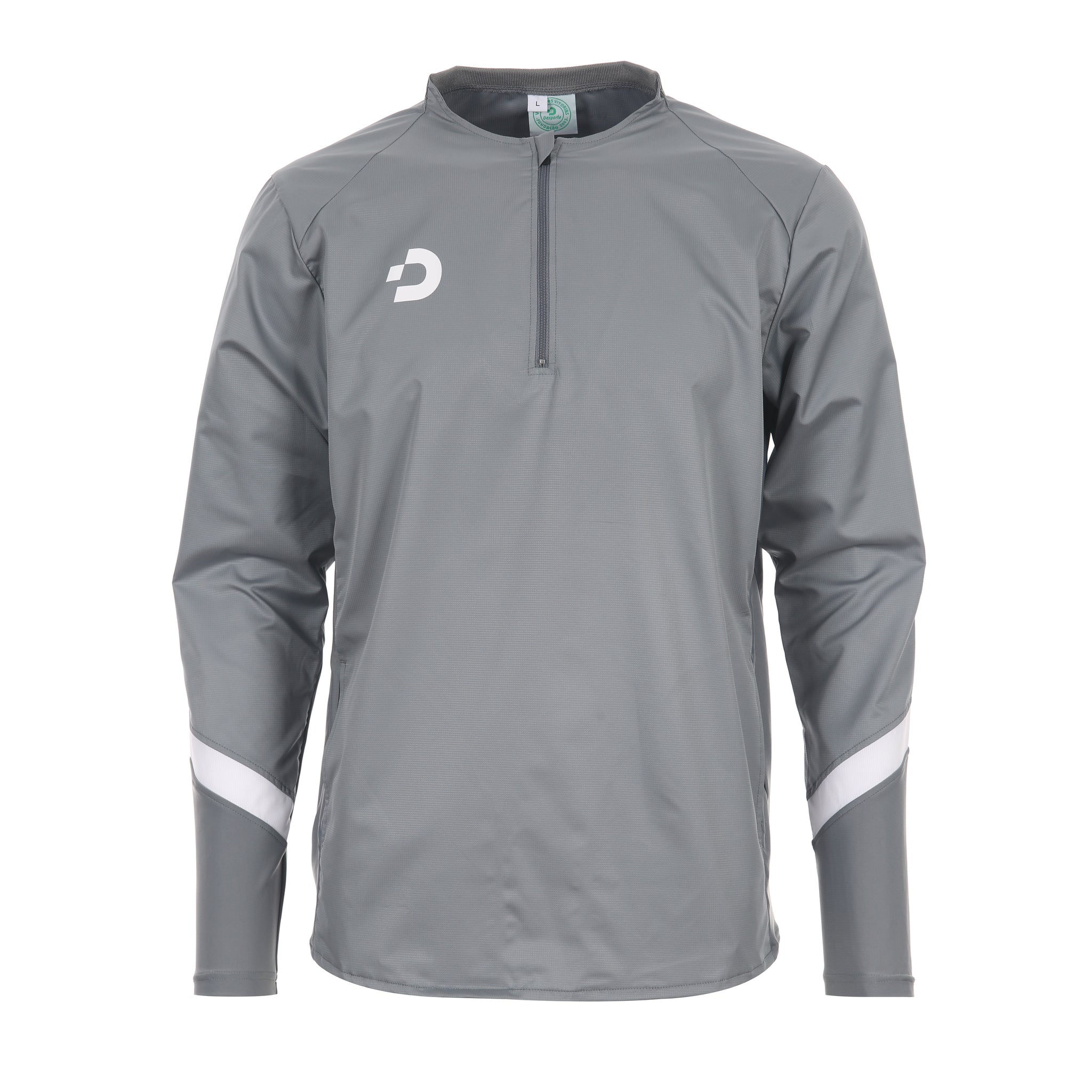 Desporte gray quarter-zip windbreaker DSP-PJ29SL