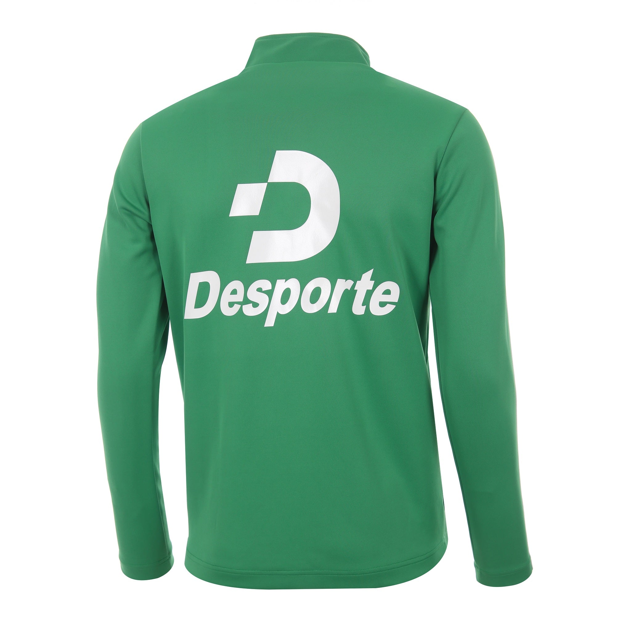 Desporte half zip training jacket green white back view