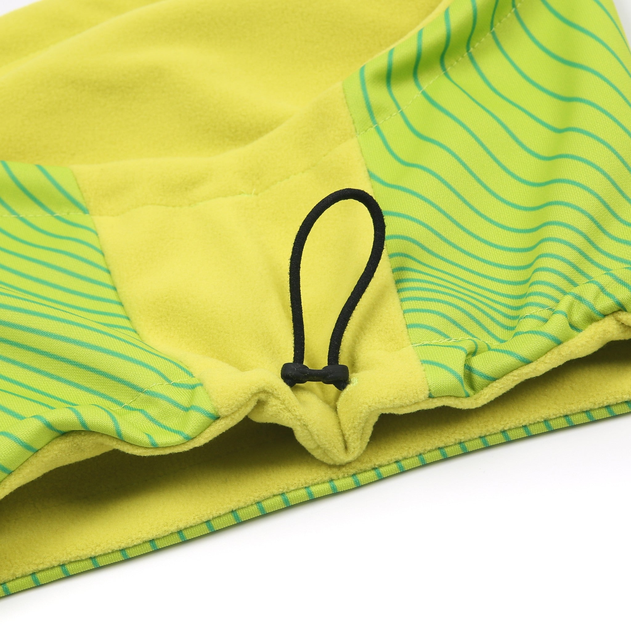 Desporte lime color fleece neckwarmer DSP-NW12 drawstring