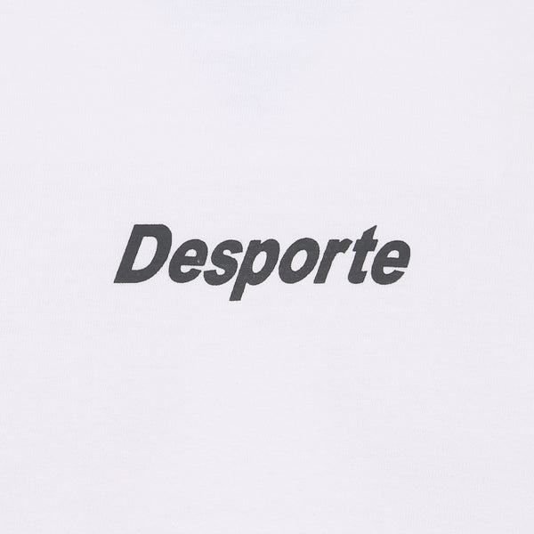 Desporte white long sleeve cotton t-shirt DSP-T50L chest logo