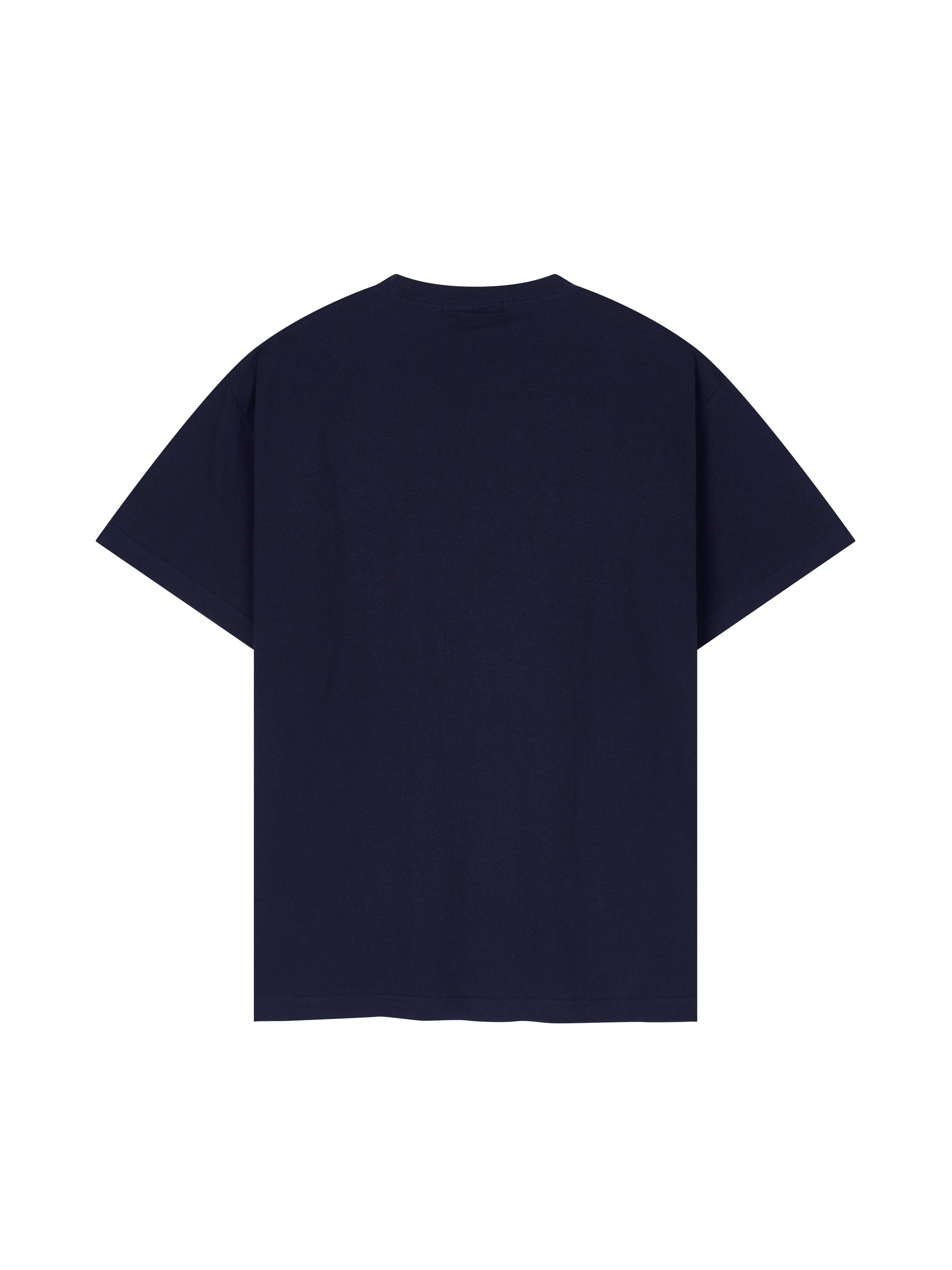 Desporte navy cotton t-shirt DSP-T56 back view