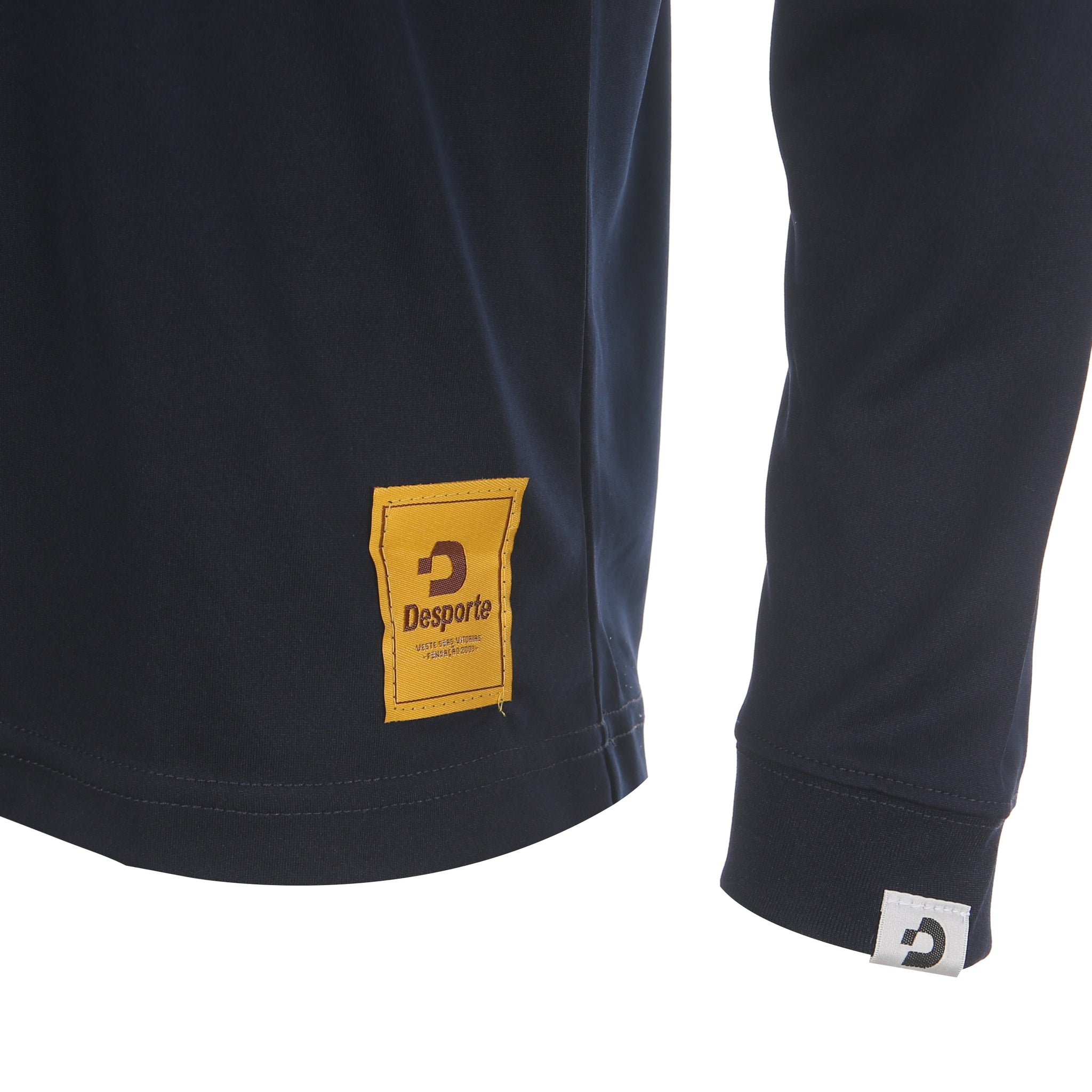 Desporte navy long sleeve dry shirt DSP-DT-04L front logo tag