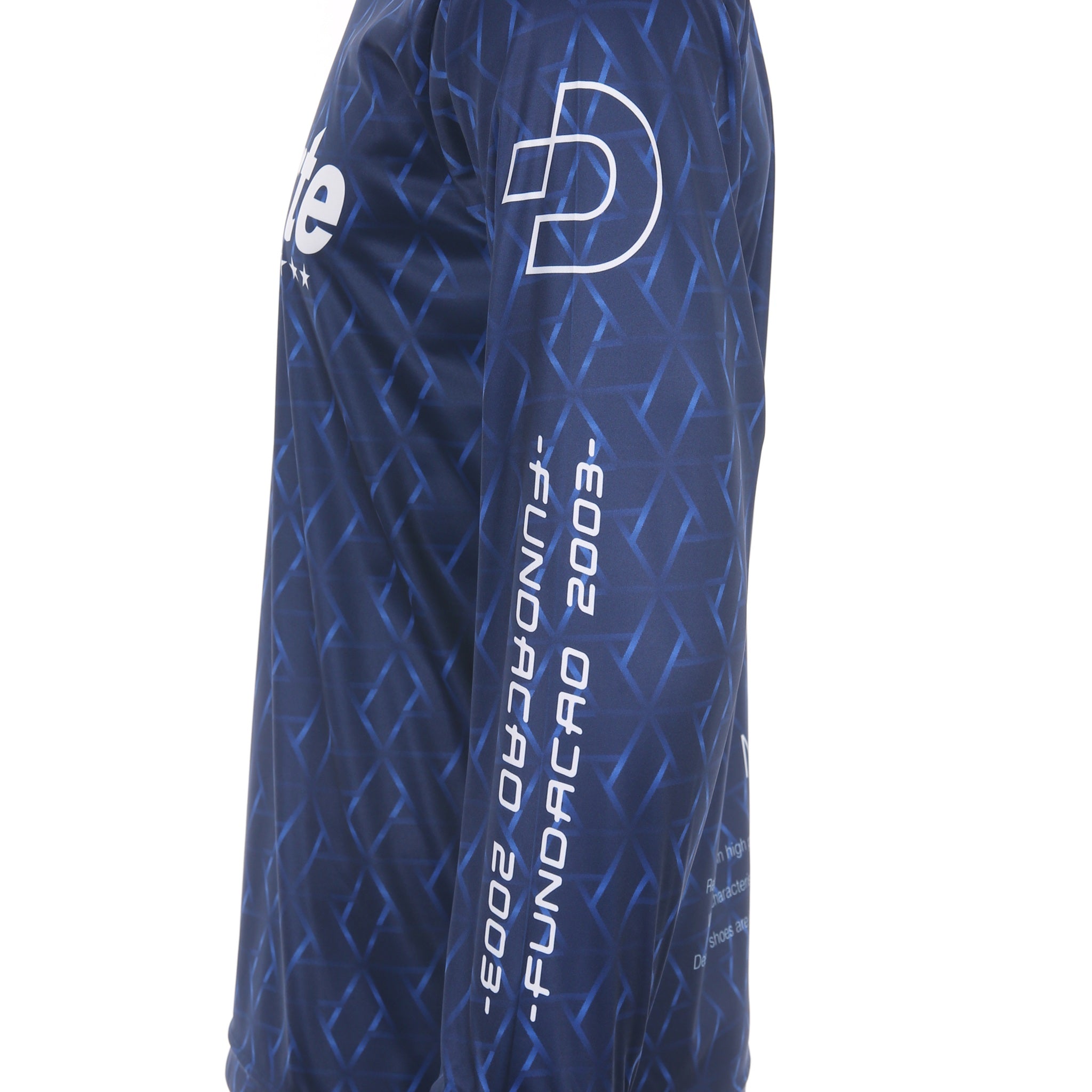 Desporte navy long sleeve futsal practice shirt DSP-BPS-39L sleeve logo