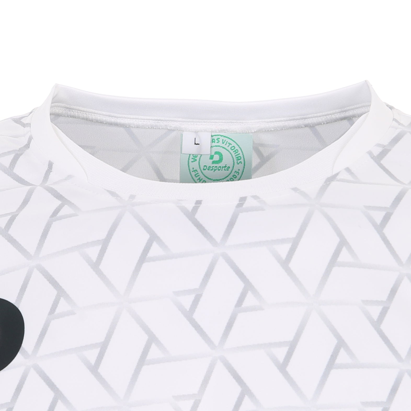 Desporte white long sleeve futsal practice shirt DSP-BPS-39L elastic collar