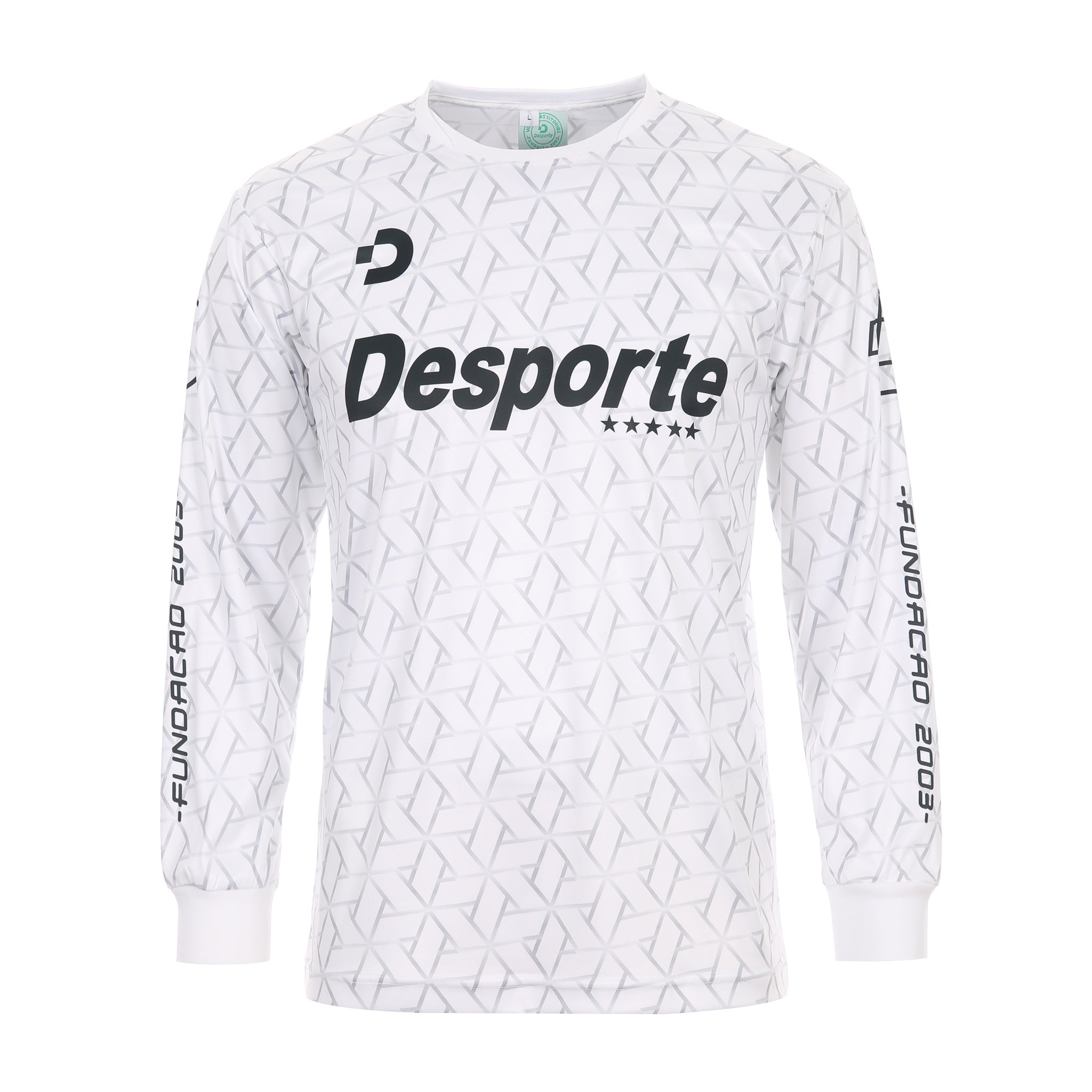 Desporte white long sleeve futsal practice shirt DSP-BPS-39L