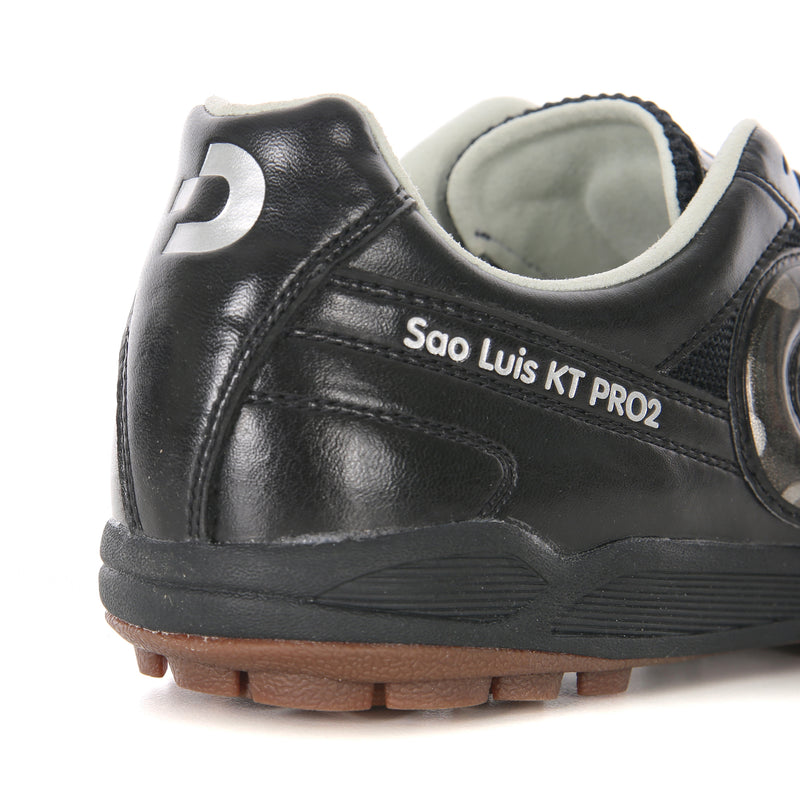 Desporte Sao Luis KT PRO2 black gray camouflage turf soccer shoe supportive heel