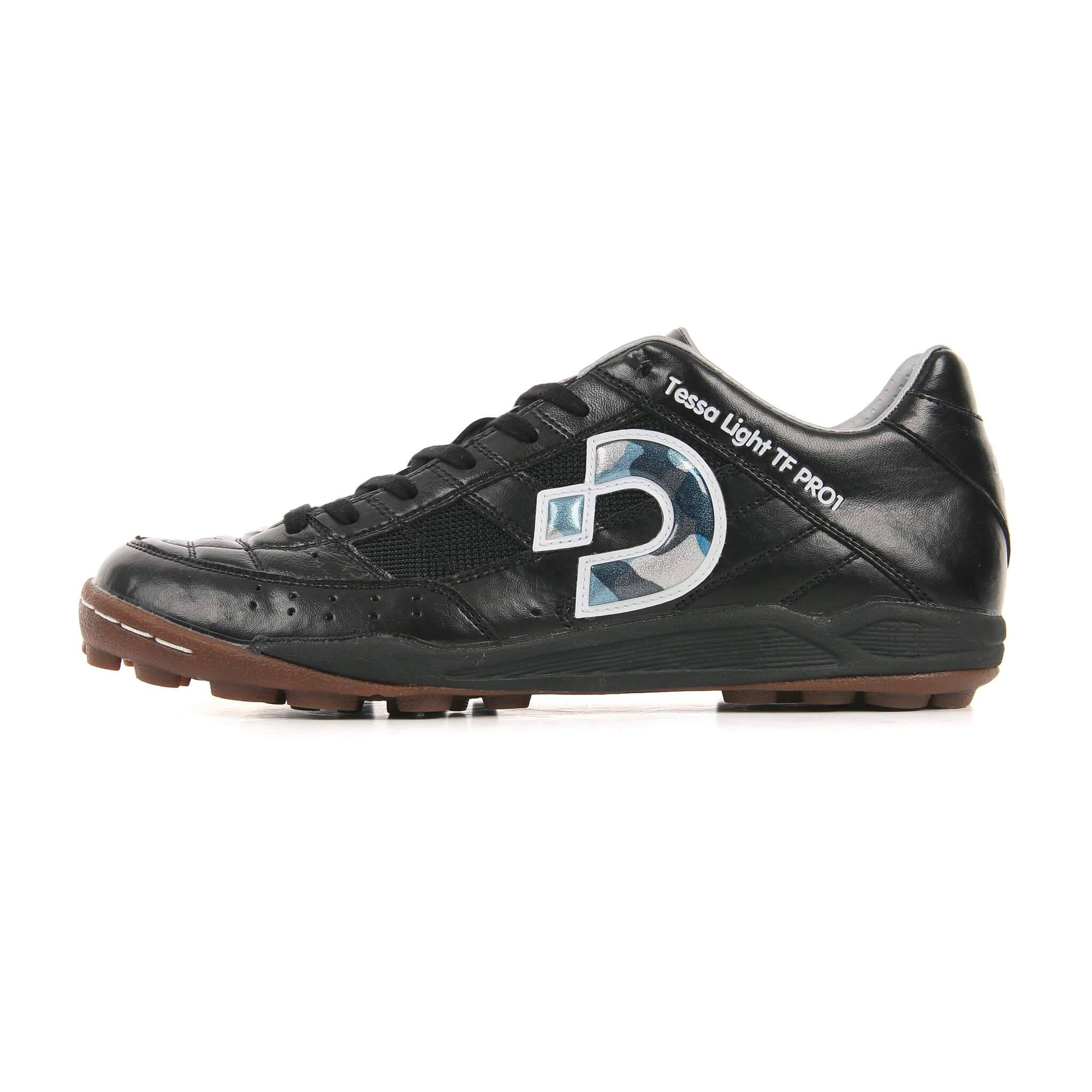 Turf Soccer Shoes, Tessa Light TF PRO1, Black/Blue-Camouflage 