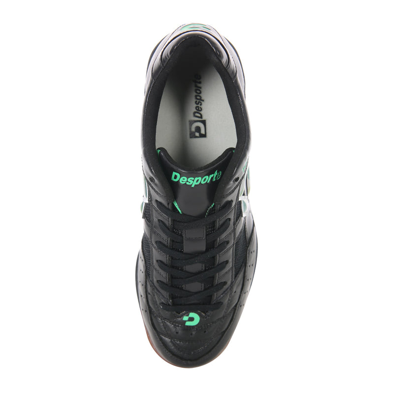 Desporte Tessa Light TF PRO2 DS-1942 black green-camo turf soccer shoe synthetic suede leather insole