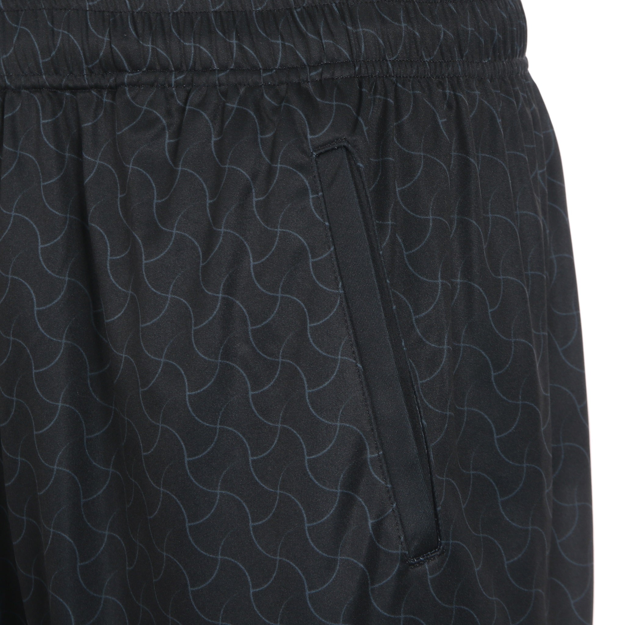 Desporte black football practice shorts side logo