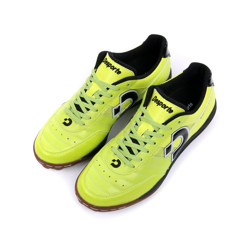 Chartreuse green Desporte Sao Luis KT2 turf shoes from above