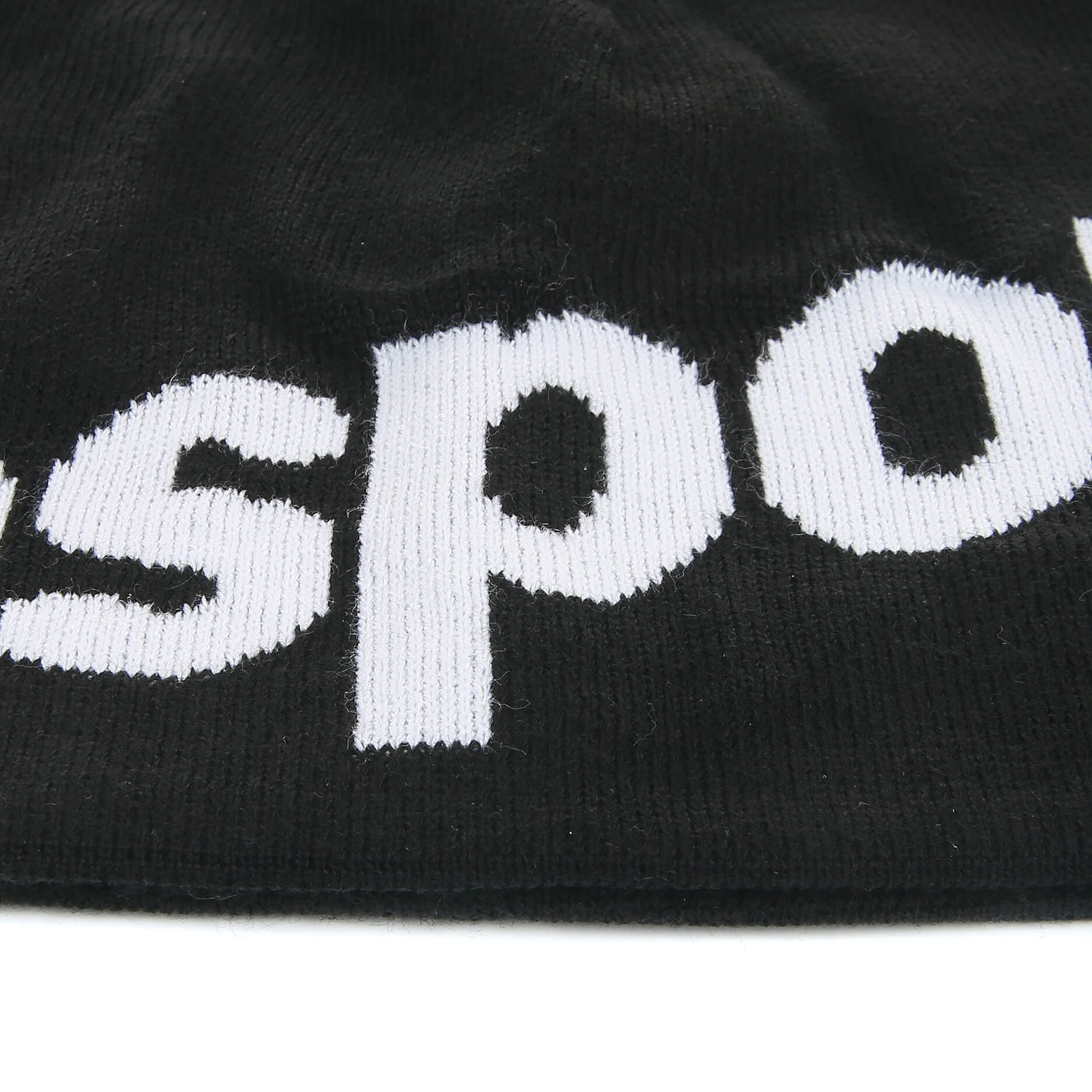 Desporte knitted beanie black white