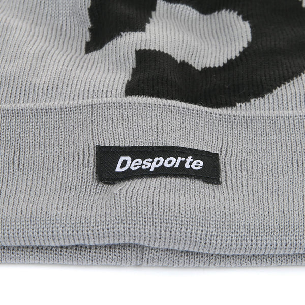 Desporte knitted beanie gray black