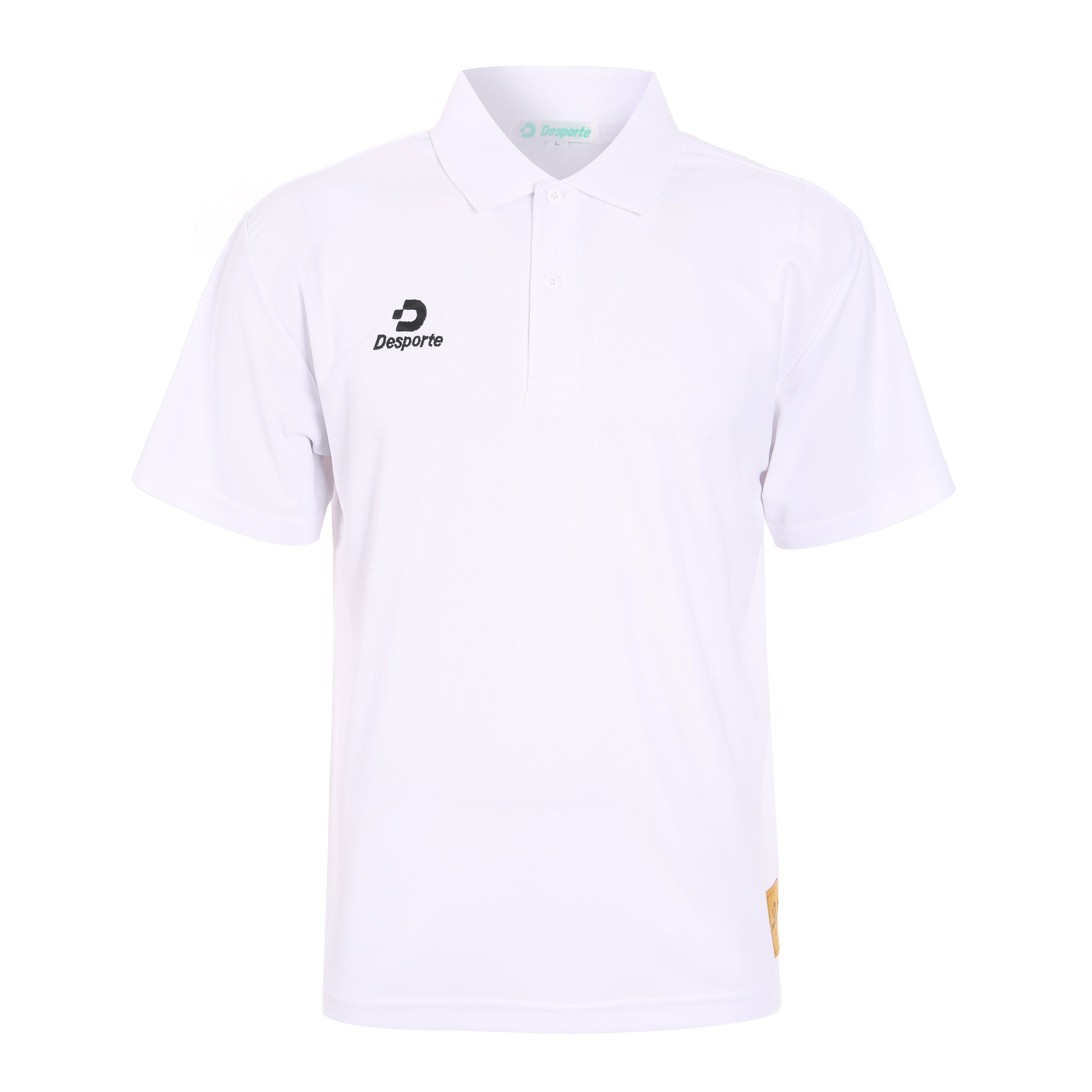 Desporte white UPF 50 dry polo shirt