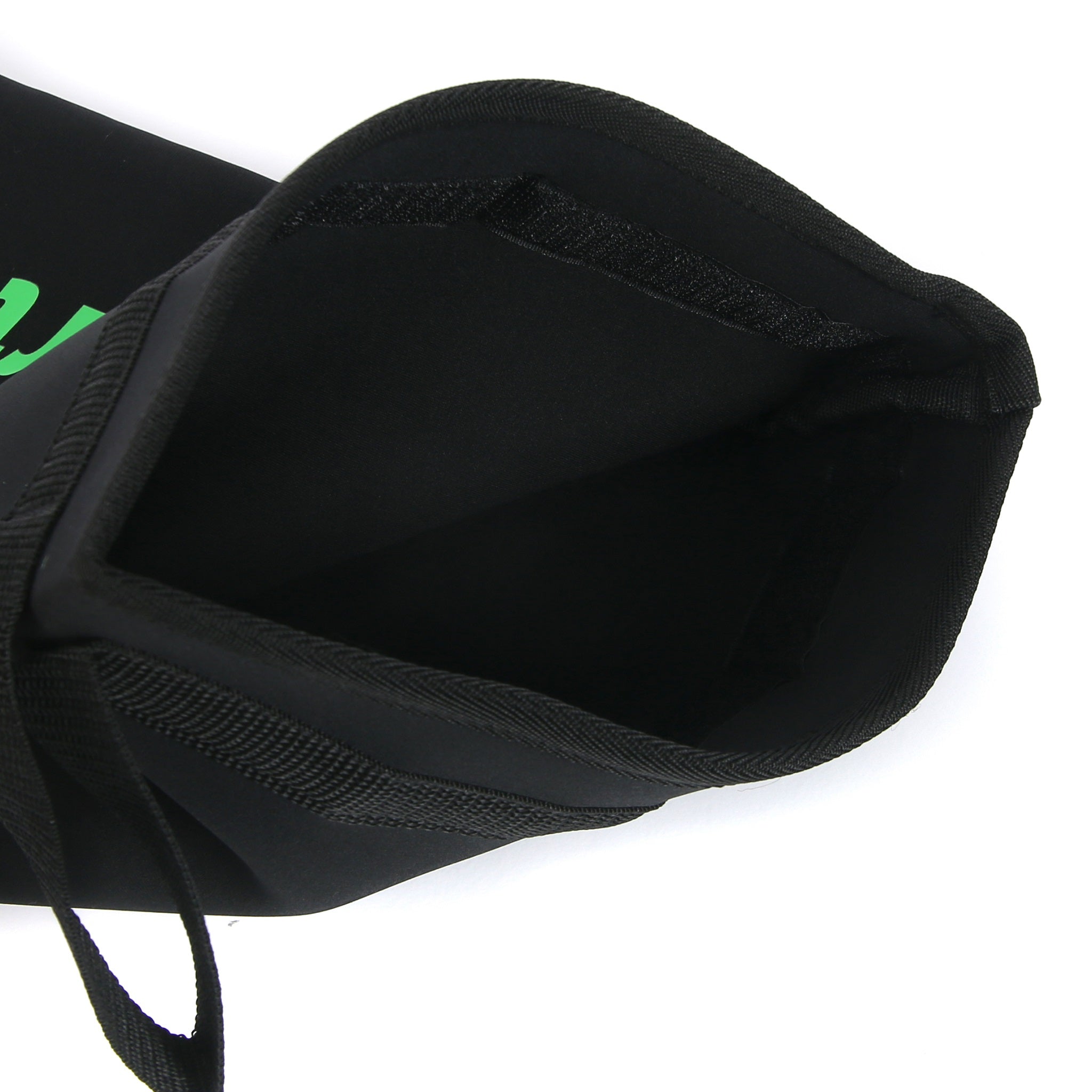 Desporte black and green shoe bag DSB-007 velcro tape access