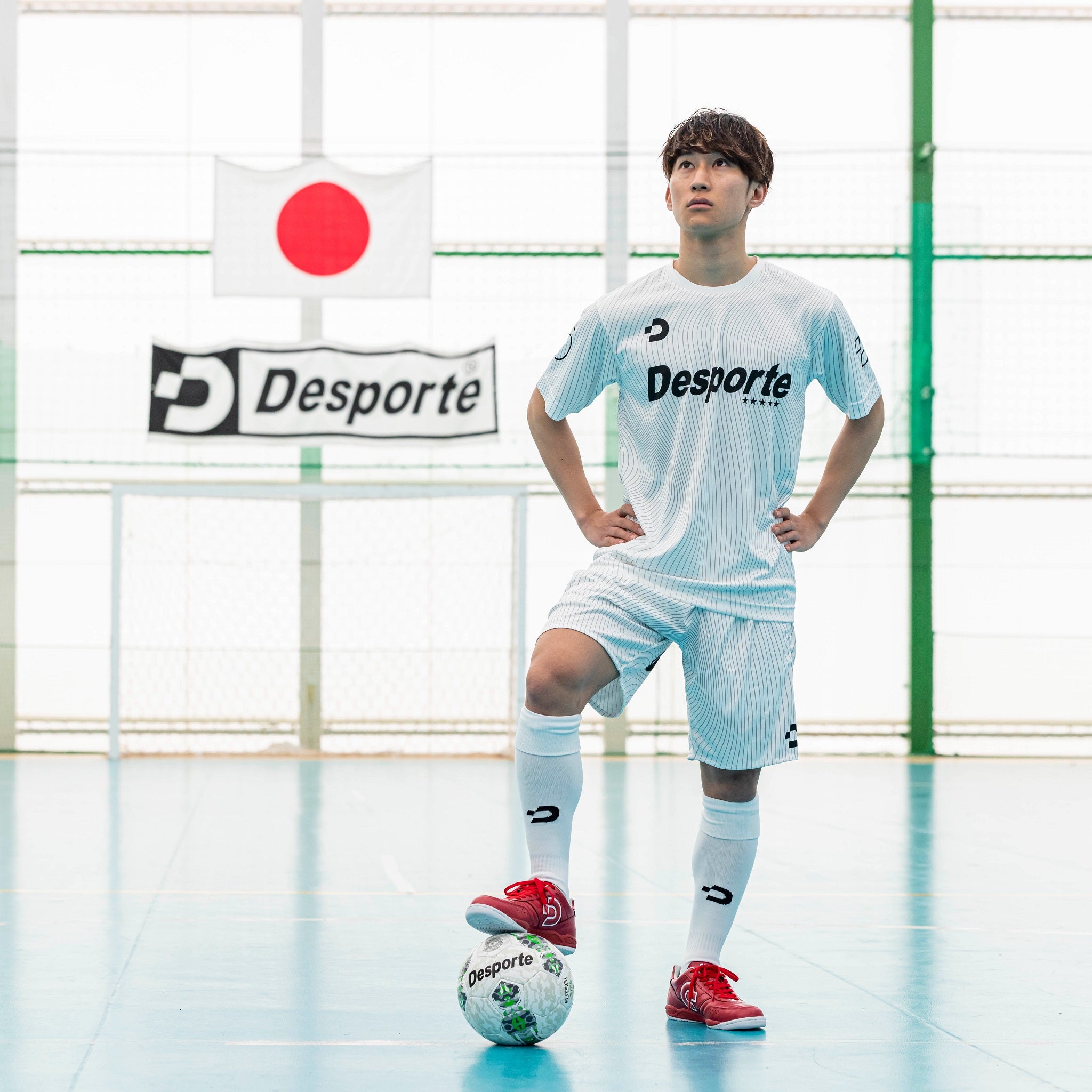 練習着 Desporte-white-futsal-practice