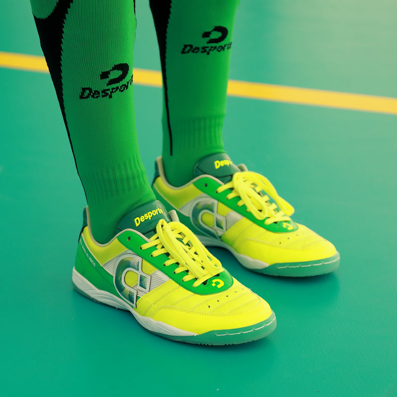 Desporte Boa Vista ID PRO2 LTD 20th Anniversary yellow and green futsal shoes