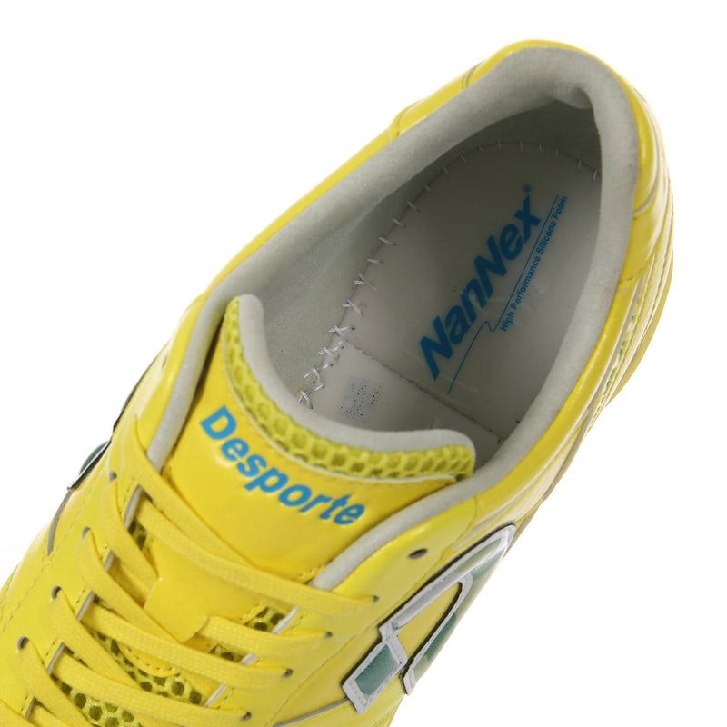 Desporte Campinas JP PRO2 LTD 20th Anniversary limited edition yellow futsal shoe with Nannex high performance silicone foam cushioning and shock absorption