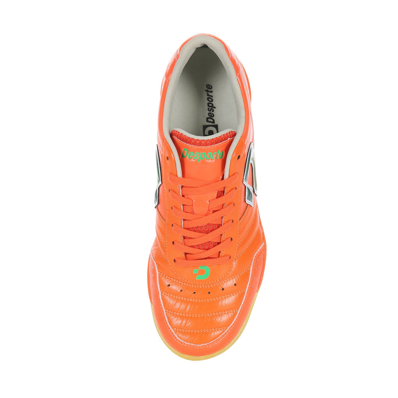 Desporte Campinas JTF PRO2 LTD 20th Anniversary orange green camouflage turf soccer shoe with synthetic suede leather insole