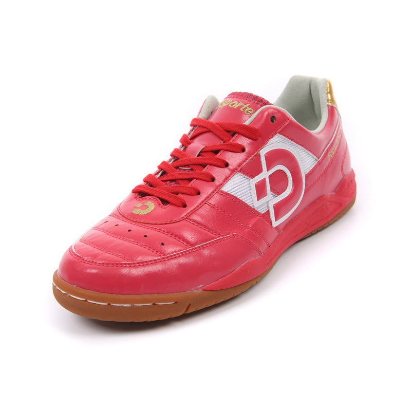 Desporte Sao Luis KI3 DS-2035 red futsal shoe with embroidered golden logos