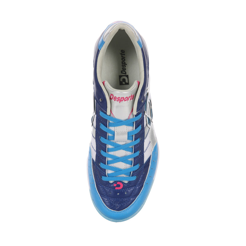 Desporte Tessa Light TF PRO2 LTD 20th Anniversary deep blue turf soccer shoe with synthetic suede leather insole