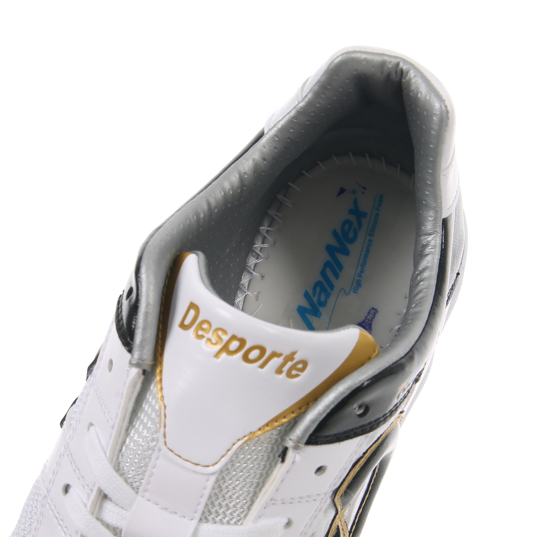 Desporte Tessa Light TF PRO3 white turf soccer shoe Nannex high performace silicone foam cushioning