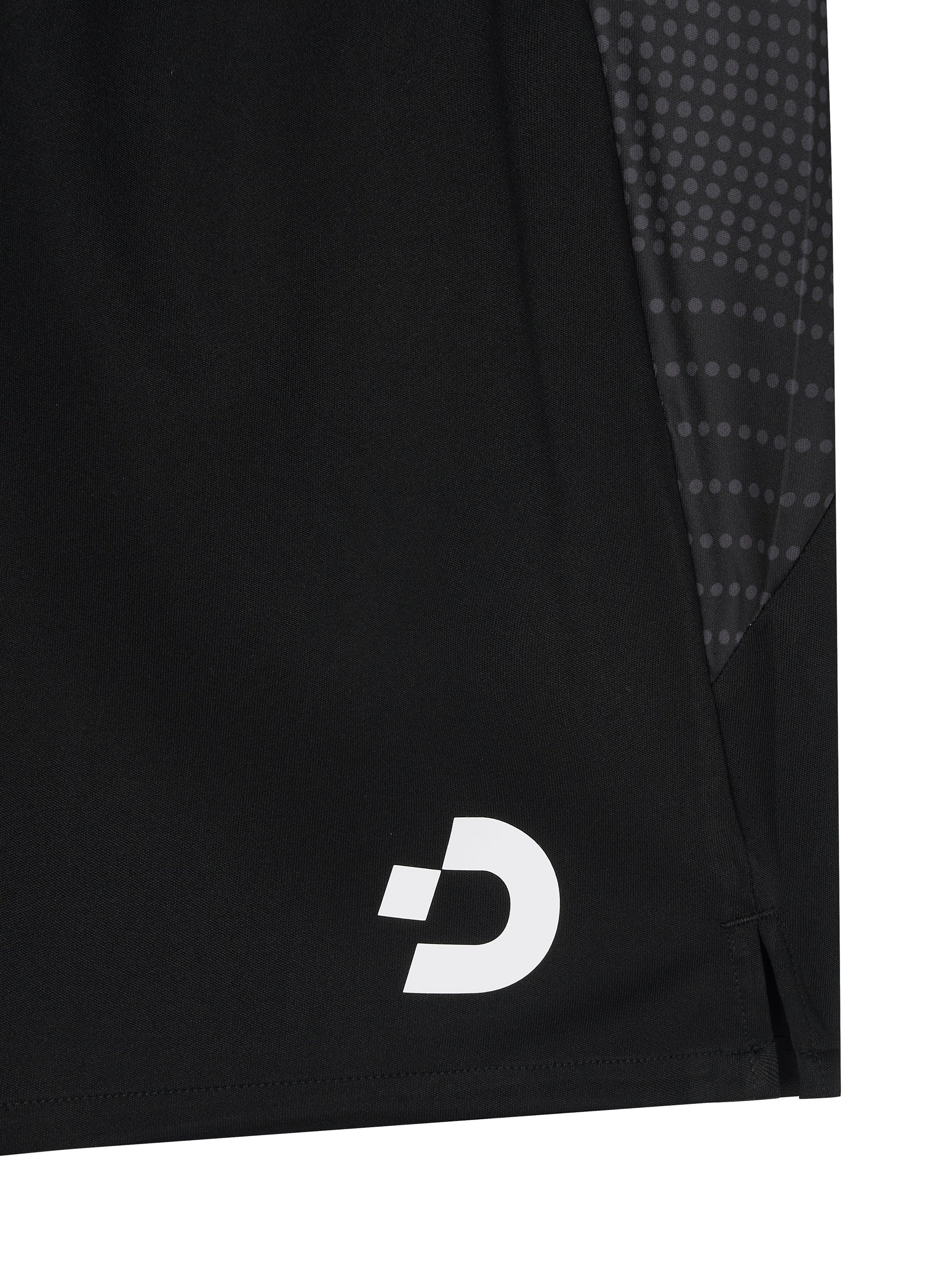 Desporte black futsal practice shorts DSP-BPSP-40 logo