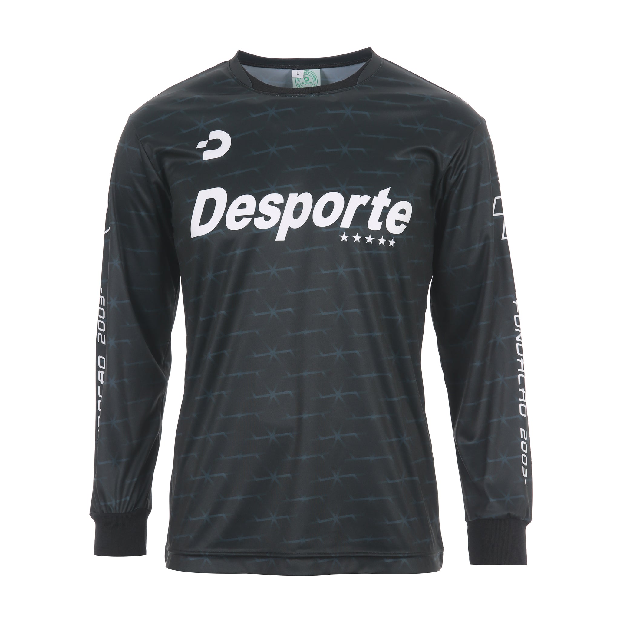 Desporte black long sleeve futsal practice shirt DSP-BPS-39L