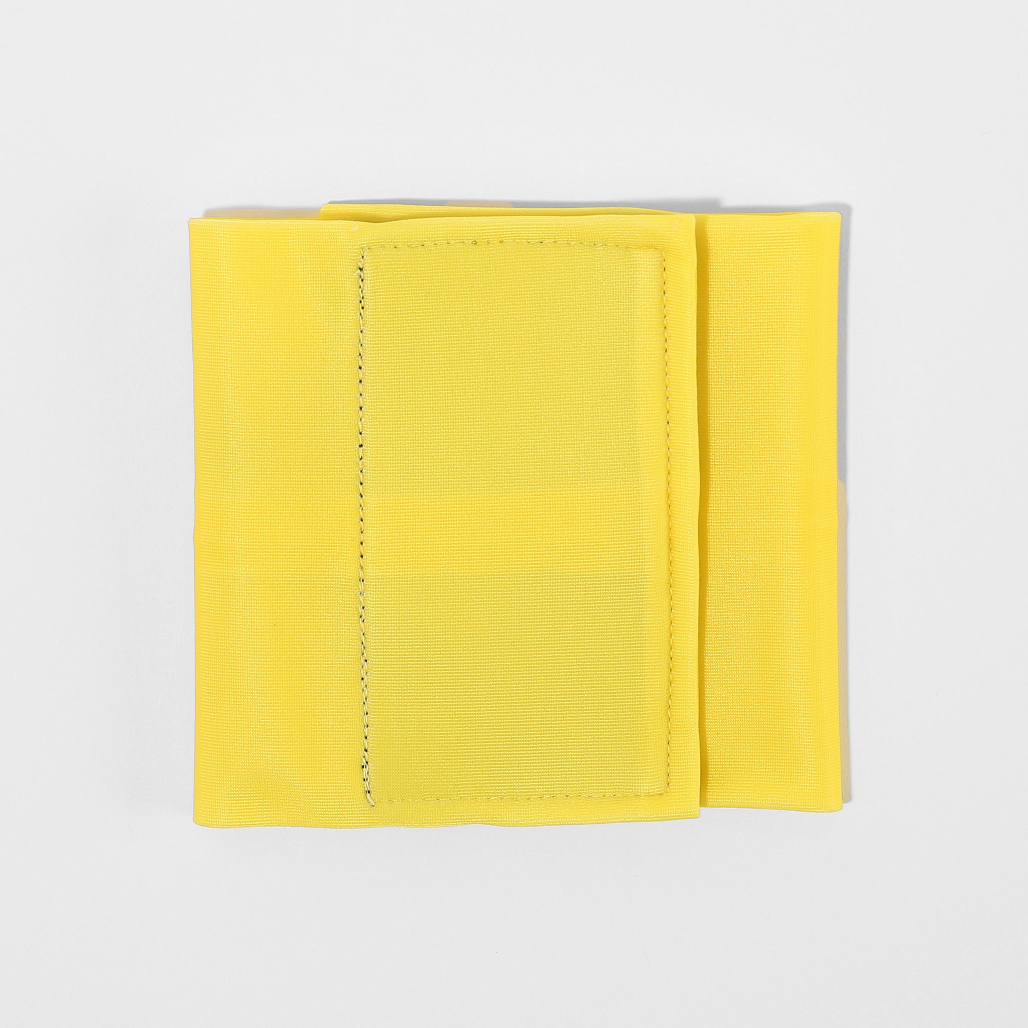 Desporte yellow captains armband with a velcro strap 