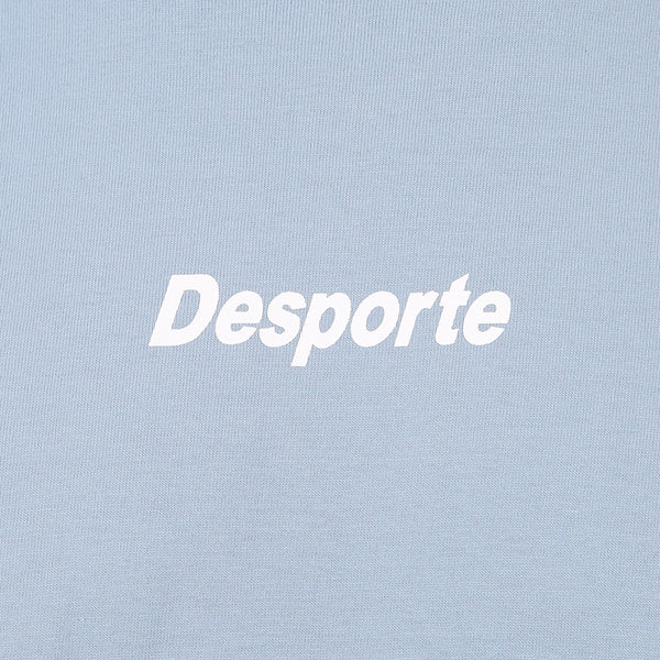 Desporte acid blue 100% cotton t-shirt DSP-T49 small print logo on the chest