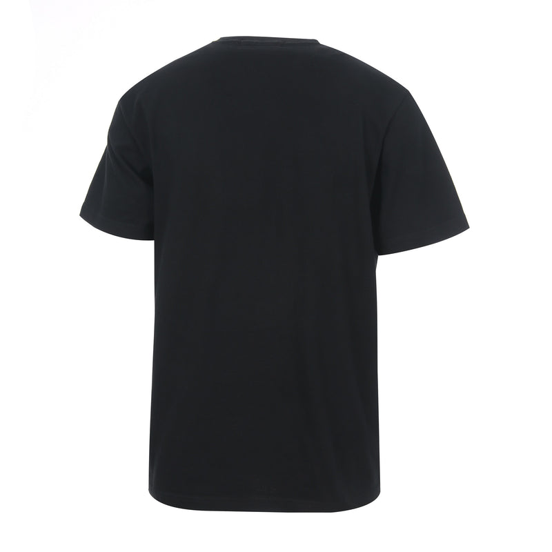 Desporte black 100% cotton t-shirt DSP-T49 back view