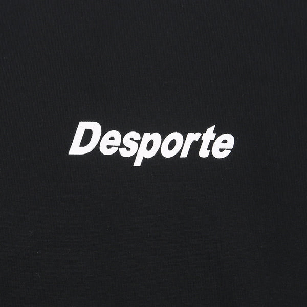 Desporte black 100% cotton t-shirt DSP-T49 small print logo on the chest
