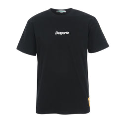 Desporte black 100% cotton t-shirt DSP-T49