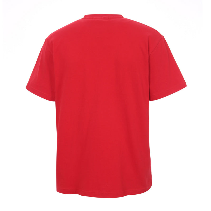 Desporte red 100% cotton t-shirt DSP-T49 back view