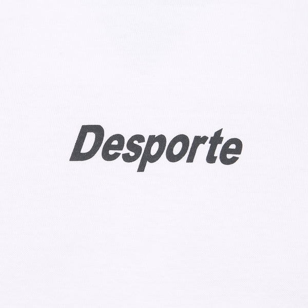 Desporte white 100% cotton t-shirt DSP-T49 small print logo on the chest