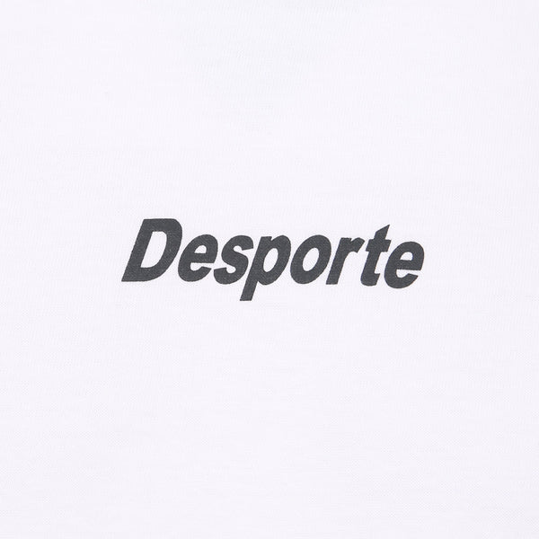 Desporte white 100% cotton t-shirt DSP-T49 small print logo on the chest
