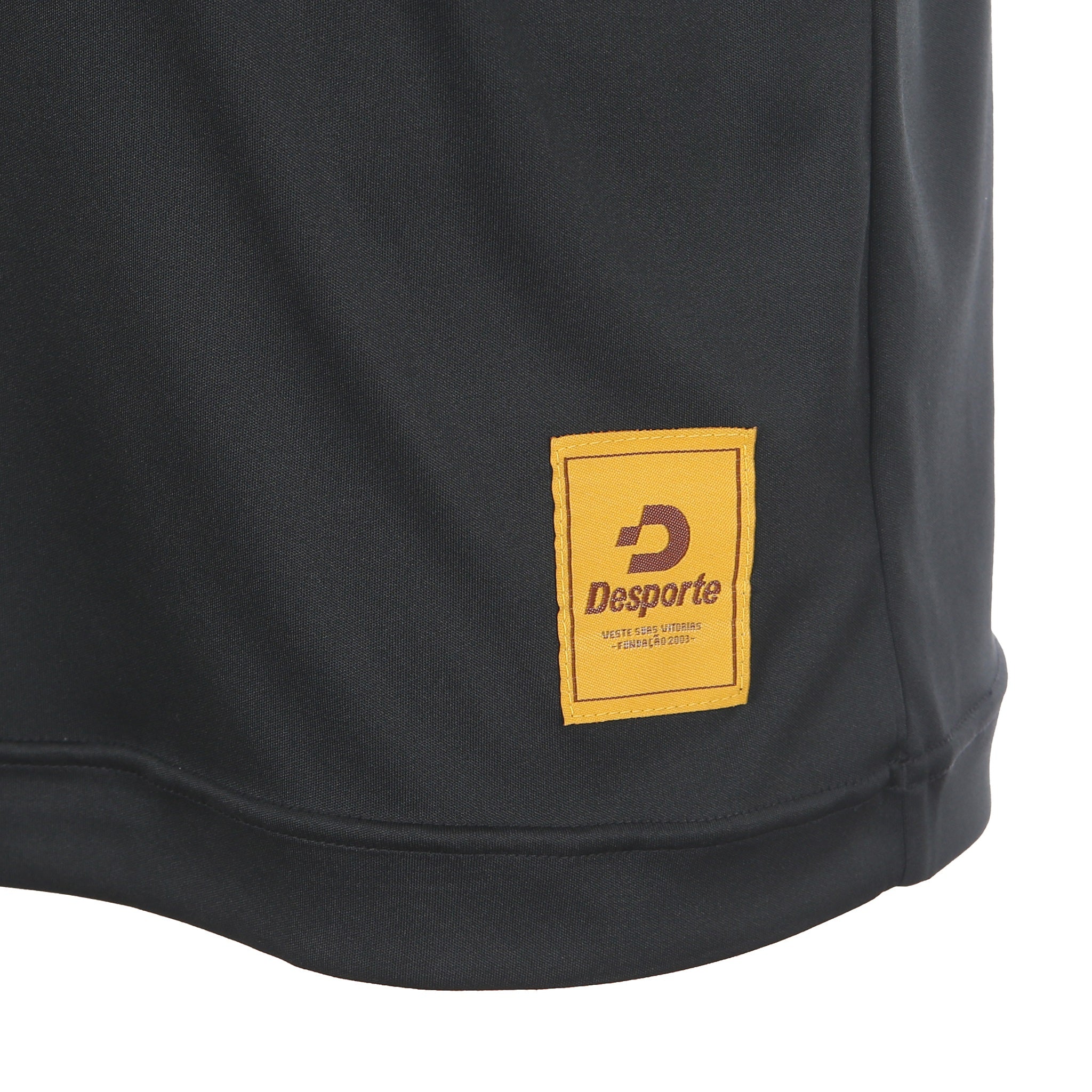 Desporte ブラック フットサル プラクティスシャツ DSP-BPS-34 ロゴタグ