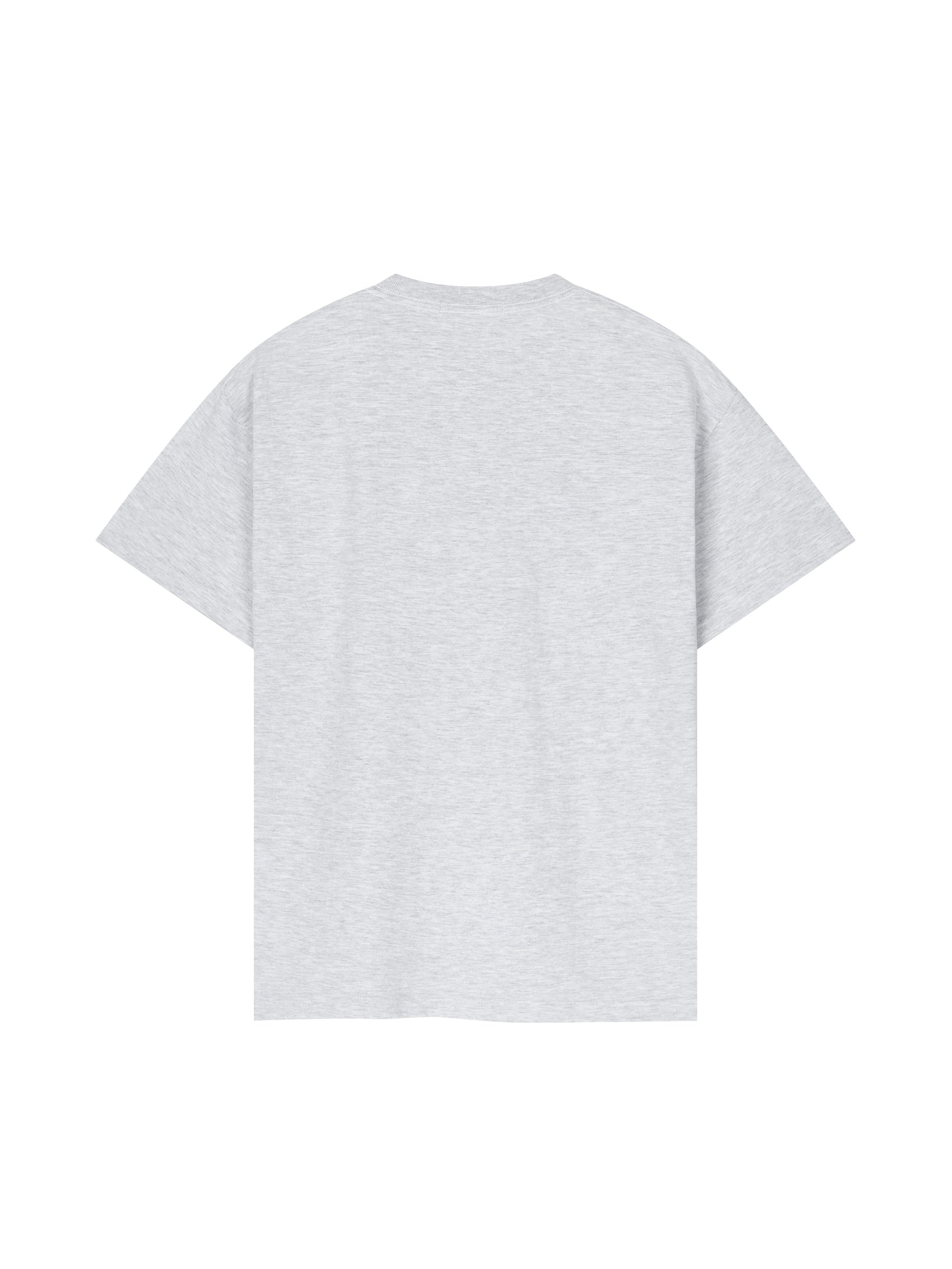 Desporte gray cotton t-shirt DSP-T56 back view