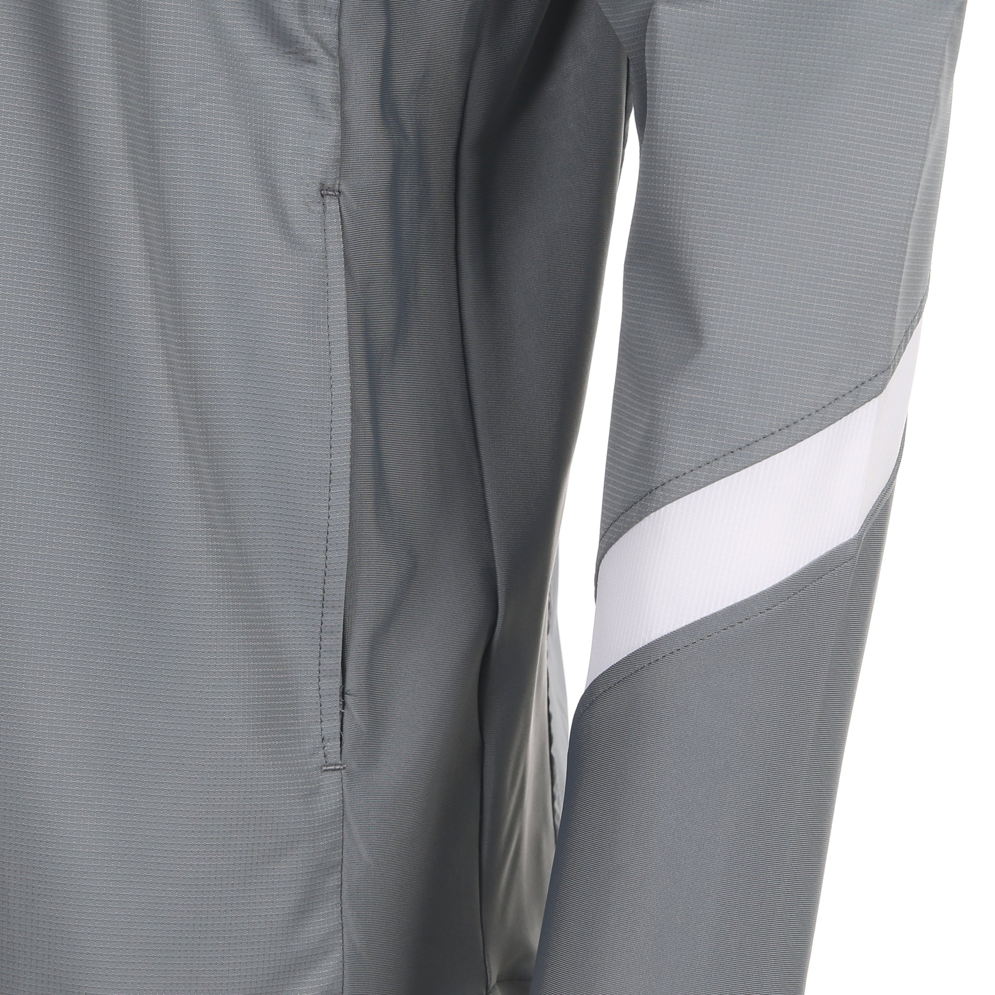 Desporte gray quarter-zip windbreaker DSP-PJ29SL seam pocket