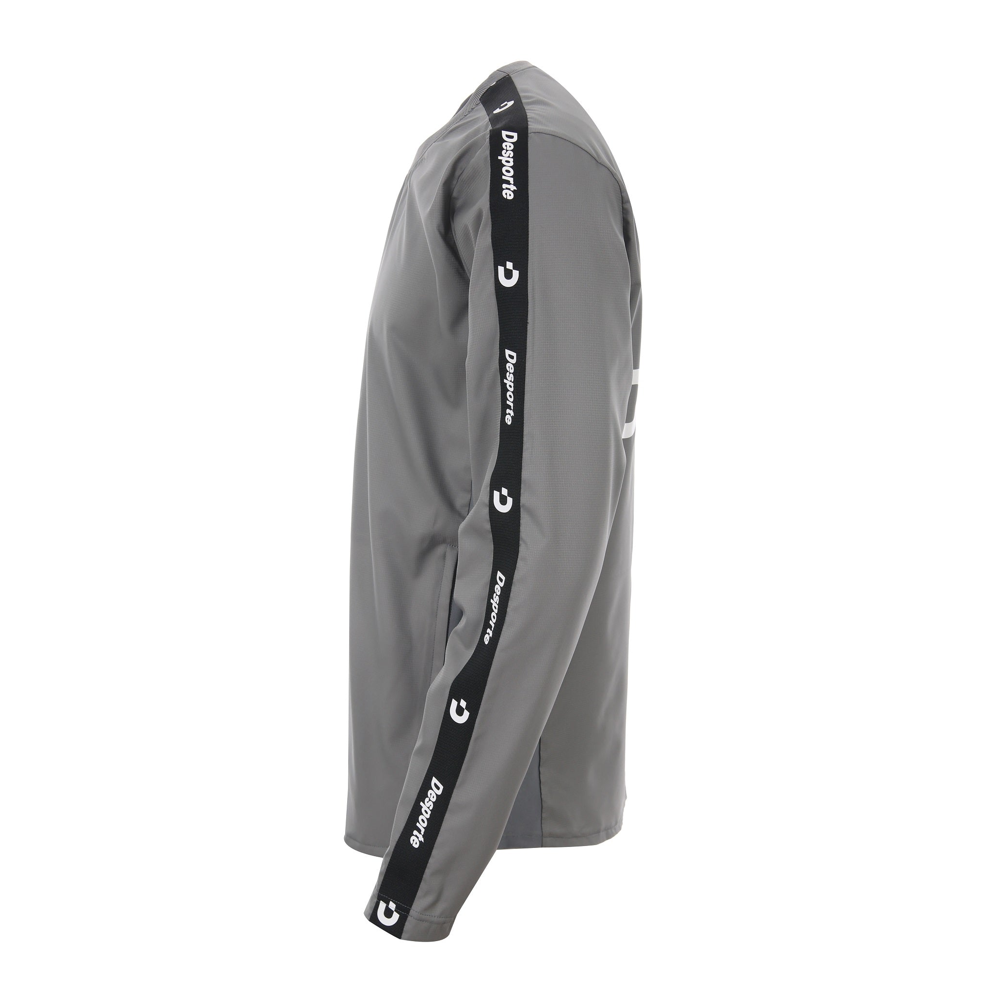 デスポルテ グレー ウィンドシャツ DSP-PJ27SL サイドビュー