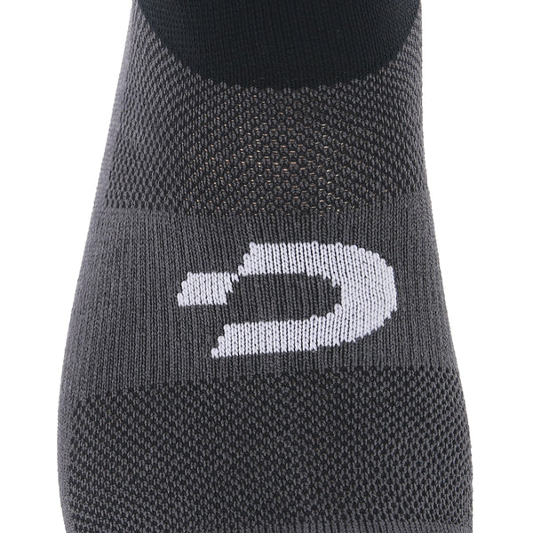 Desporte grip socks DSP-SOCK05 black gray mesh ventilation zone and arch support